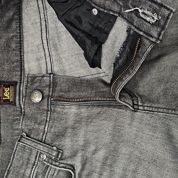 Women's, Black, Flared, Jeans, Stretchy, Casual, Fall, High Rise, Party, Cowgirl - Picture 2 of 4